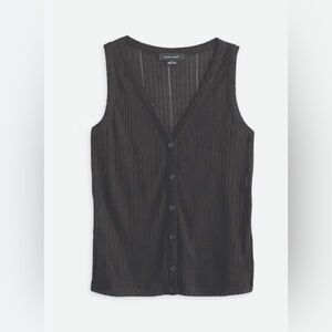 Sanctuary button-up knit ribbed tank